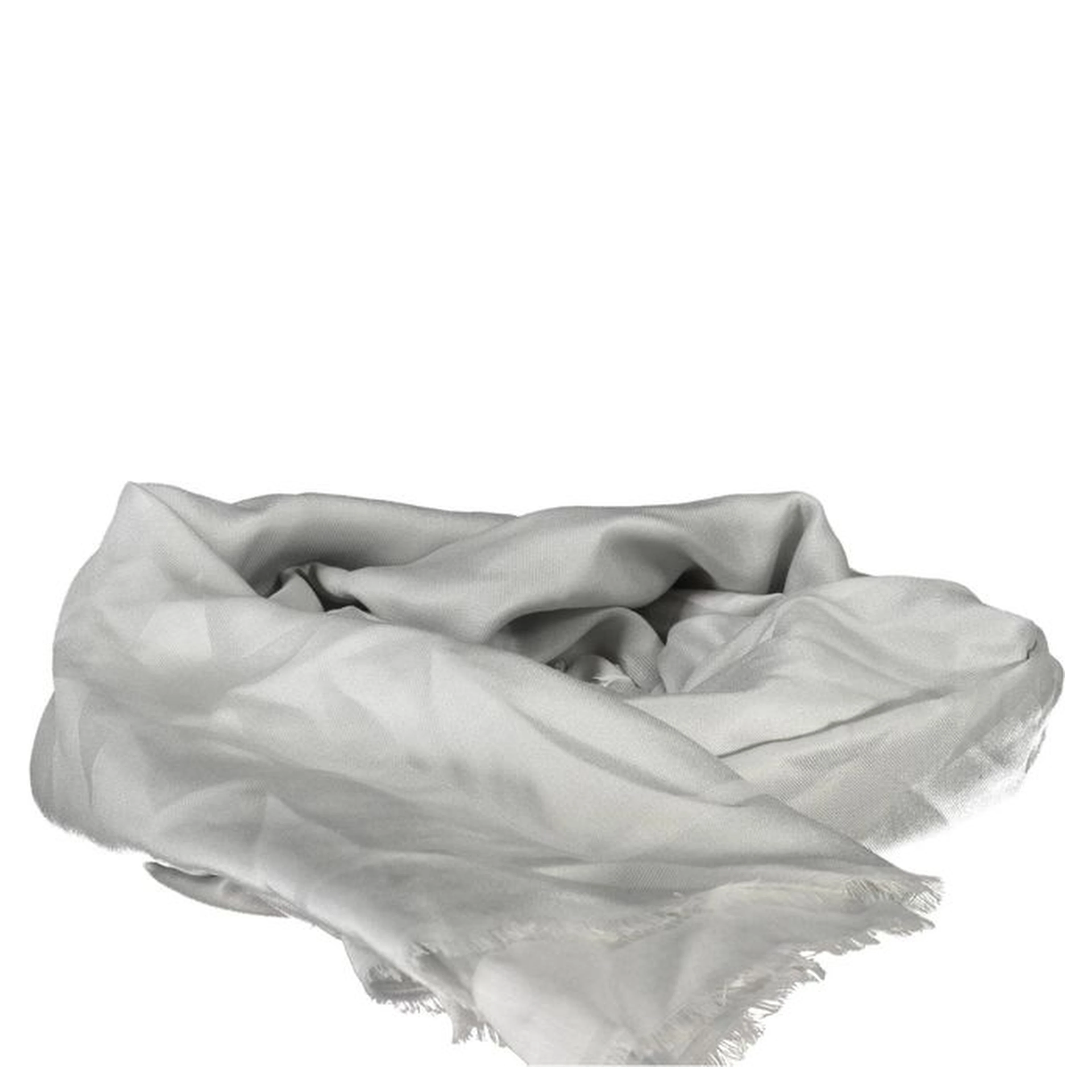 Gray Silk Scarf