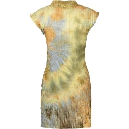 Green Polyester Casual Dress