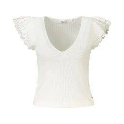 White Polyester T-Shirt