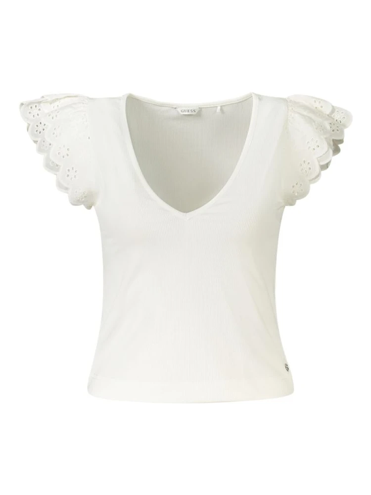 White Polyester T-Shirt