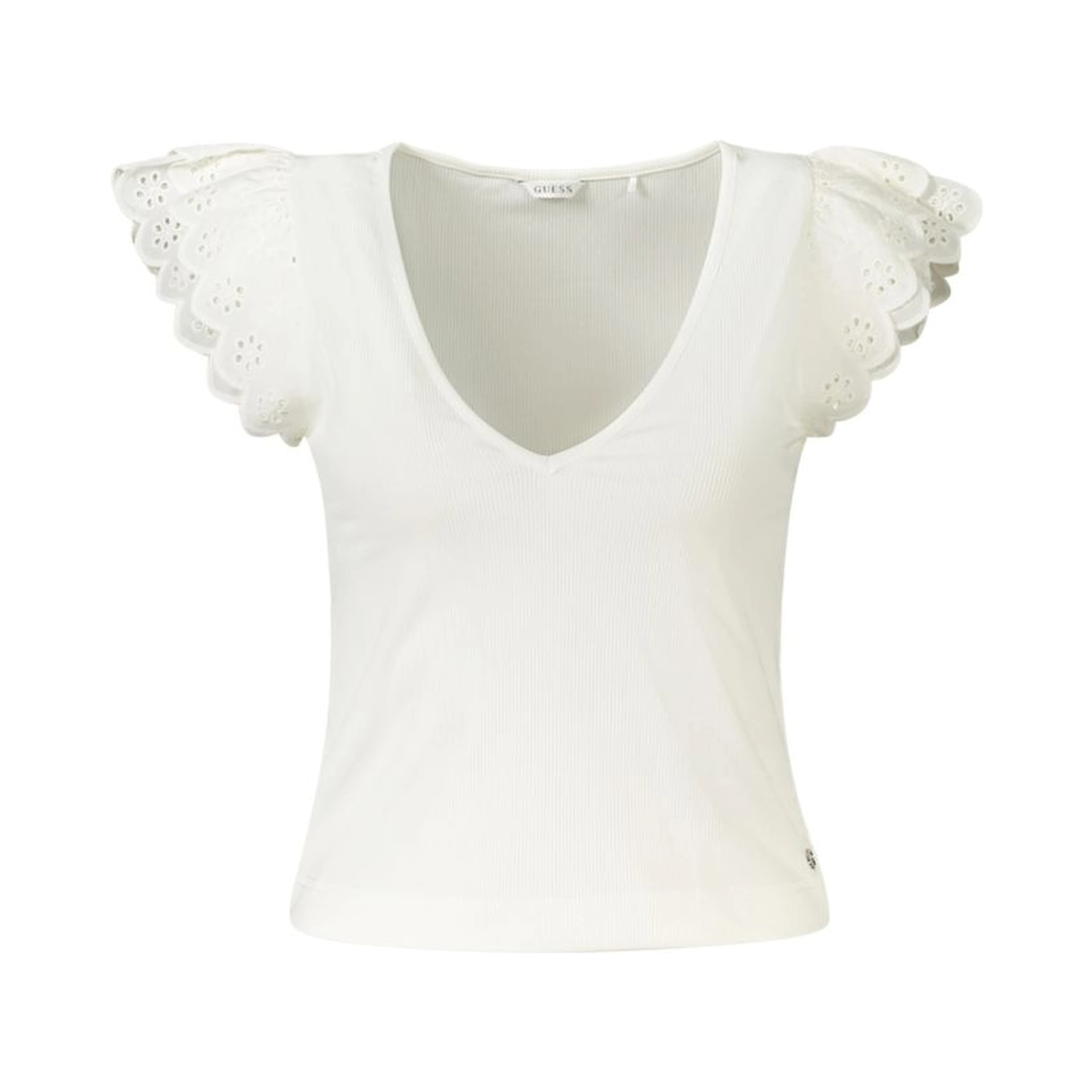 White Polyester T-Shirt