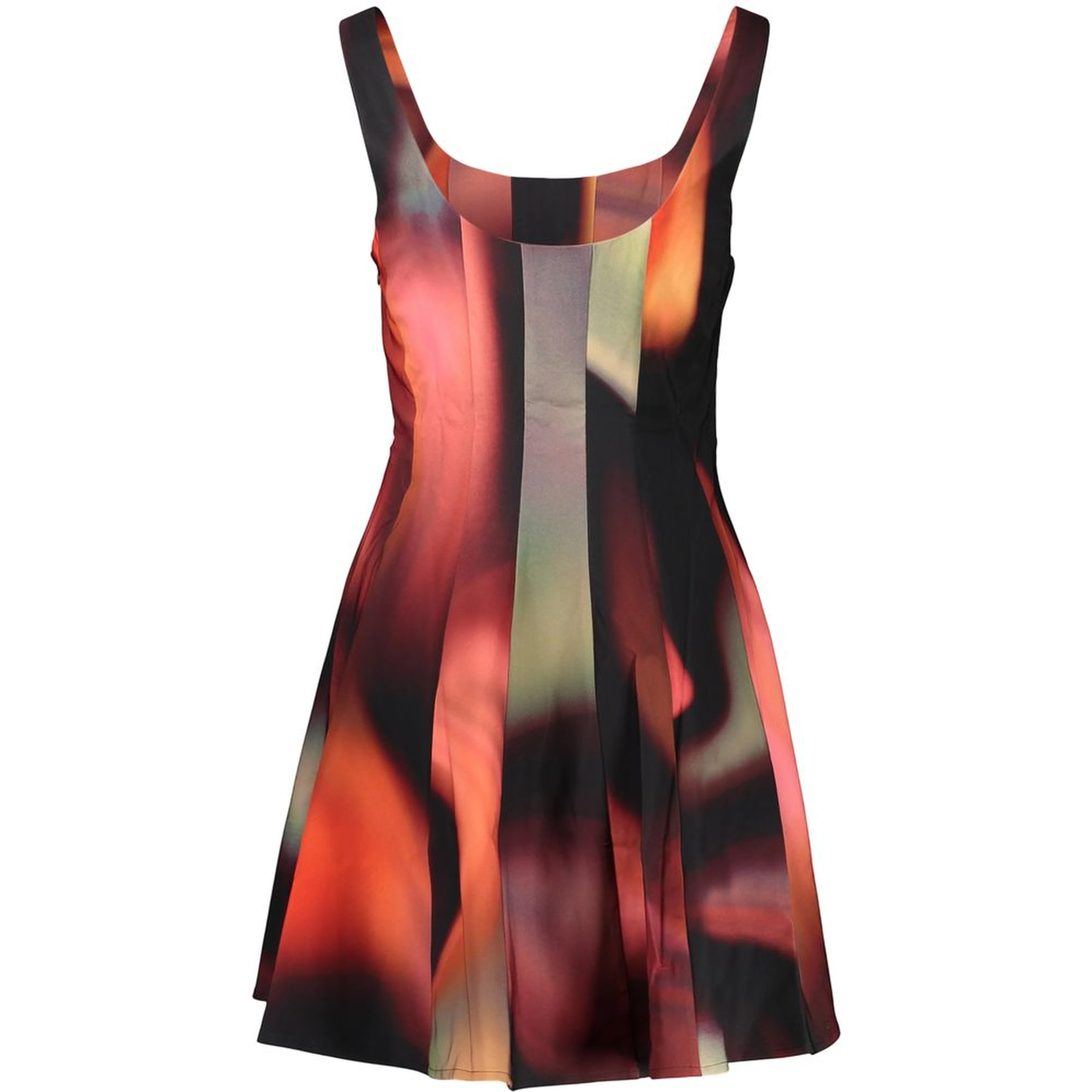 Black Polyester Casual Dress