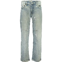 Blue Cotton Jeans Denim