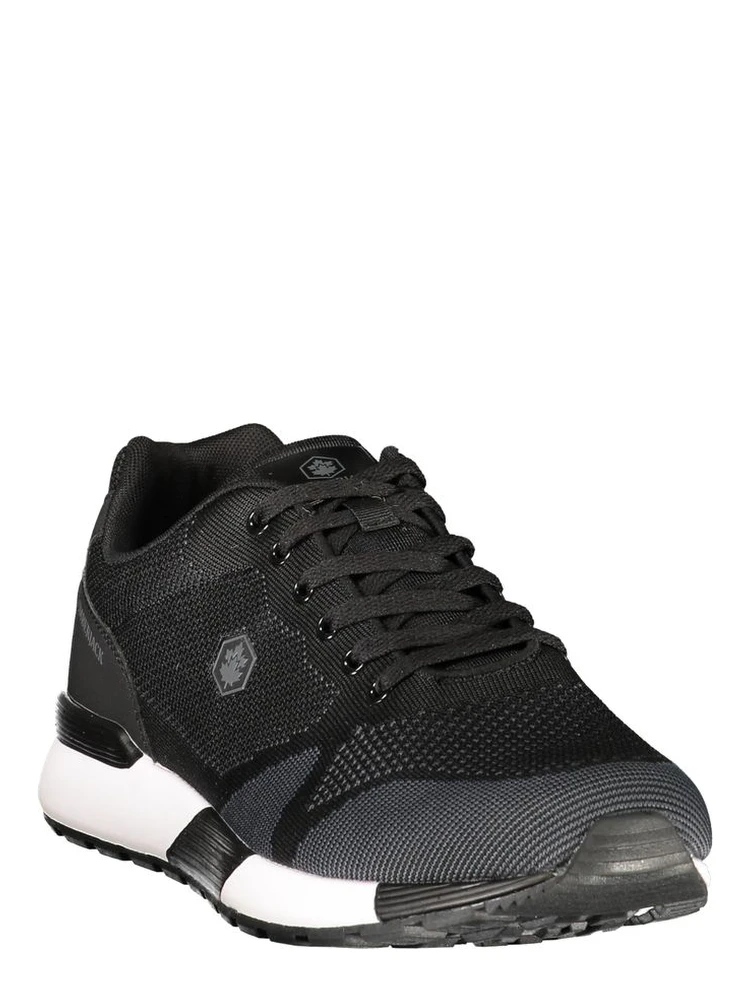 Black Polyester Athletic Sneakers alternative