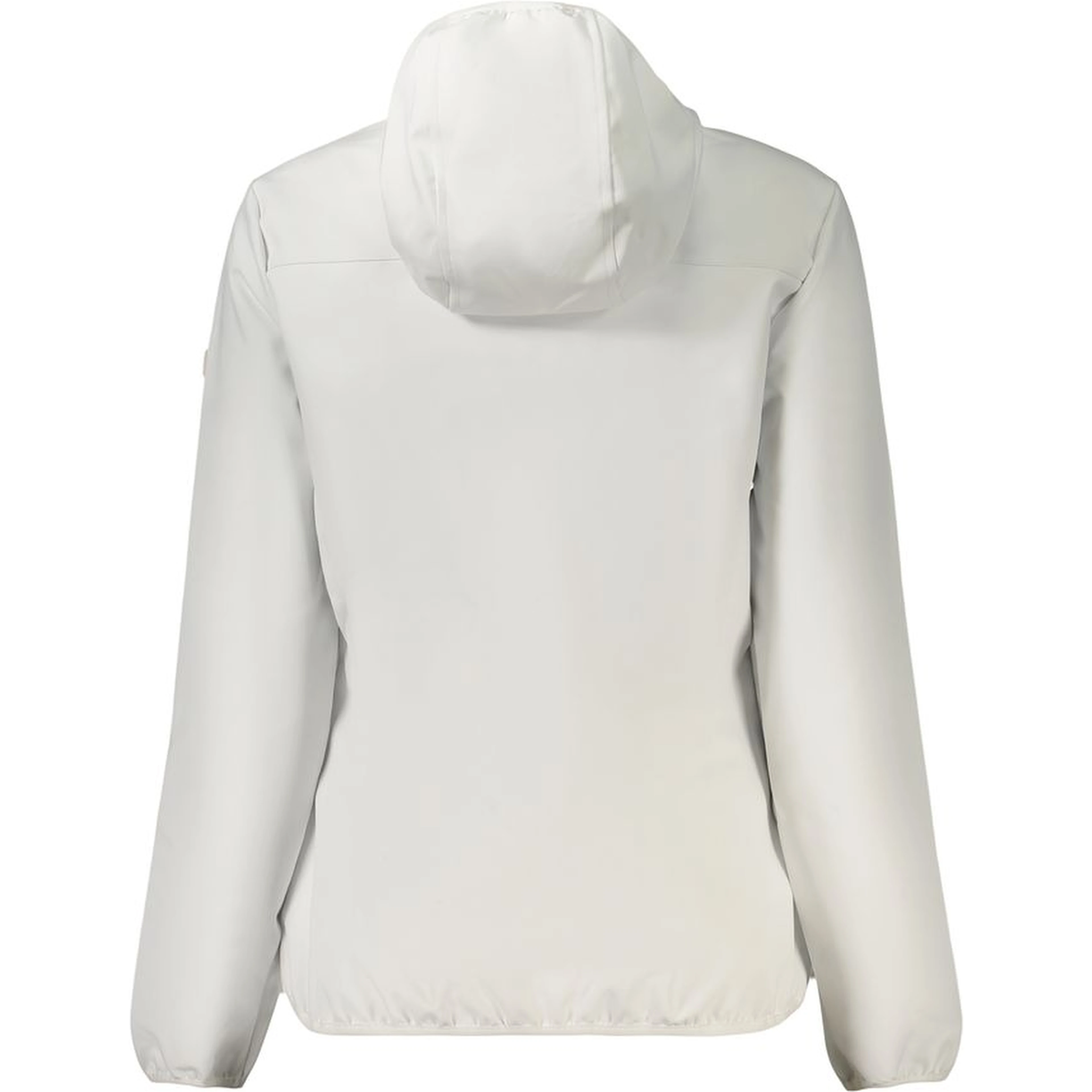 White Polyester Shell Jacket