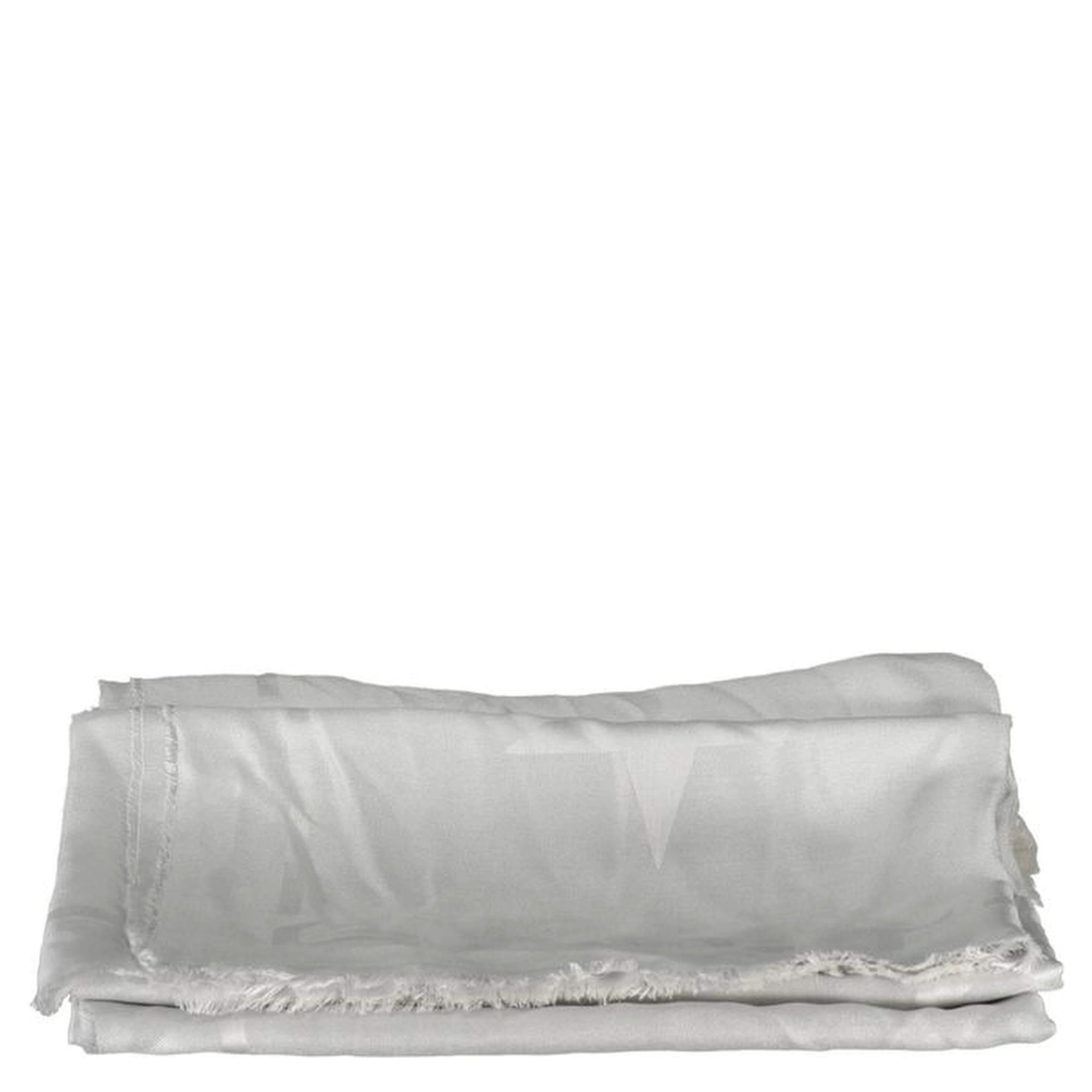 Gray Silk Scarf