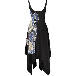 Black Cotton Casual Dress