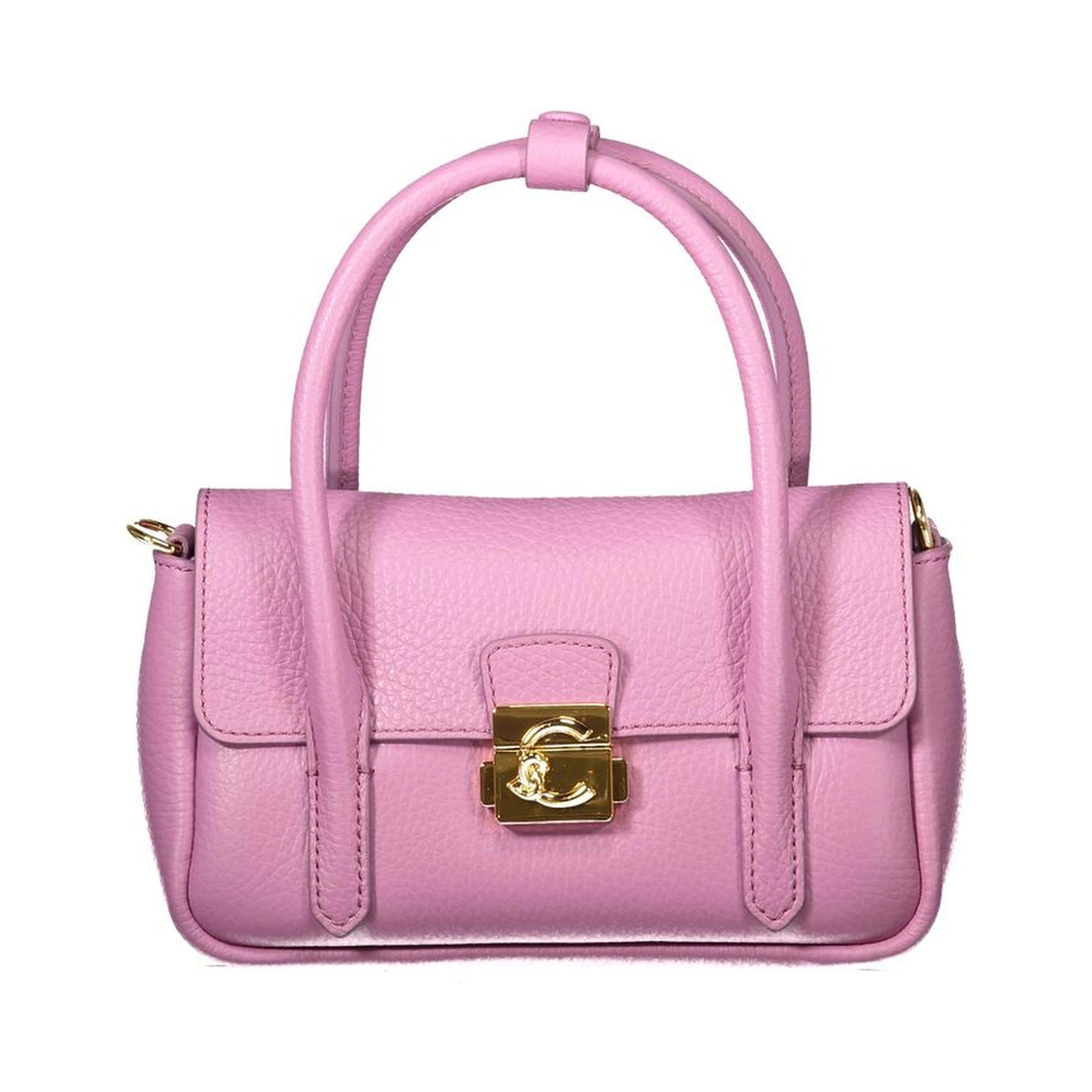 Purple Leather Handbag