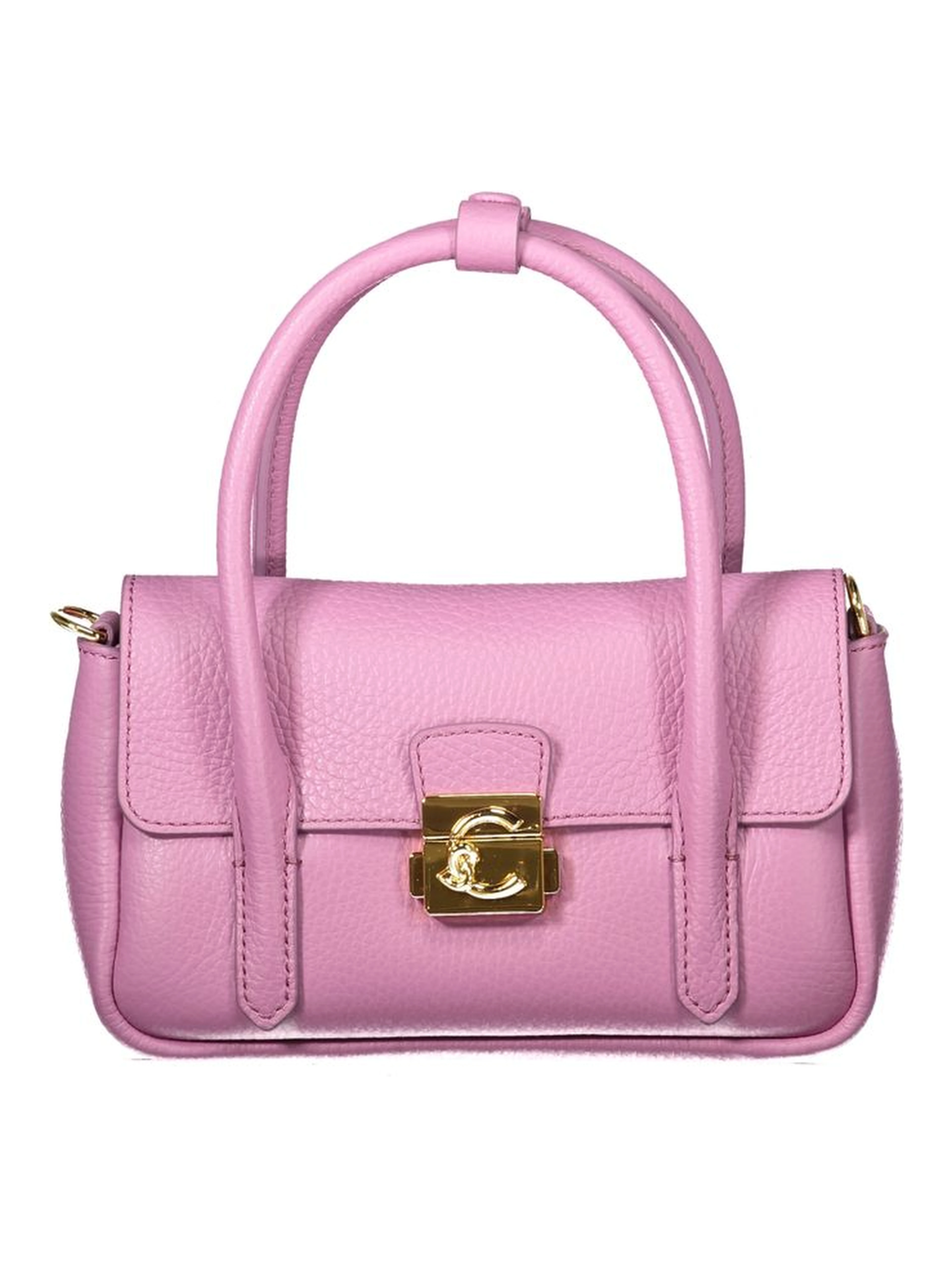 Purple Leather Handbag