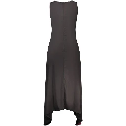 Black Polyester Casual Dress