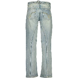 Blue Cotton Jeans Denim