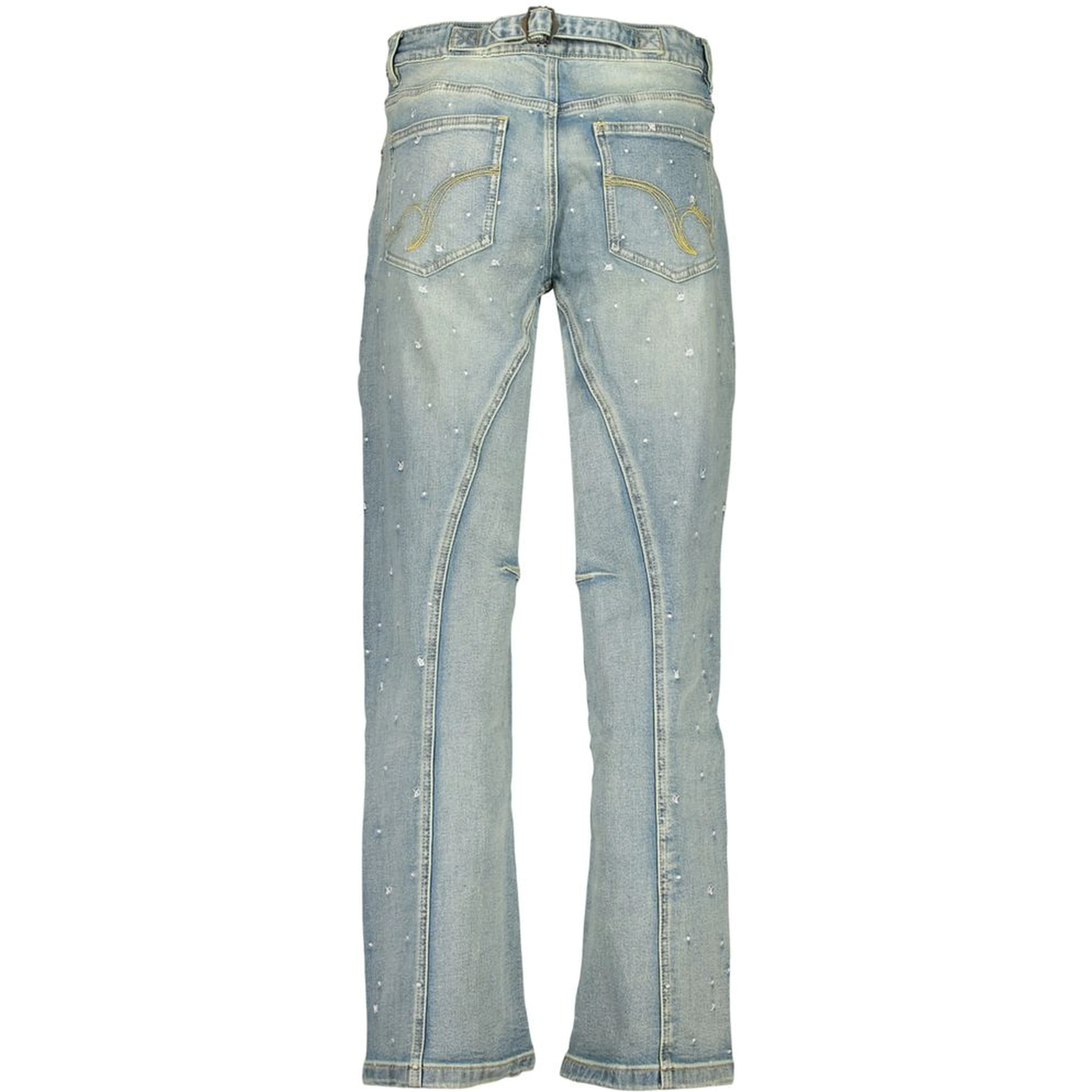 Blue Cotton Jeans Denim