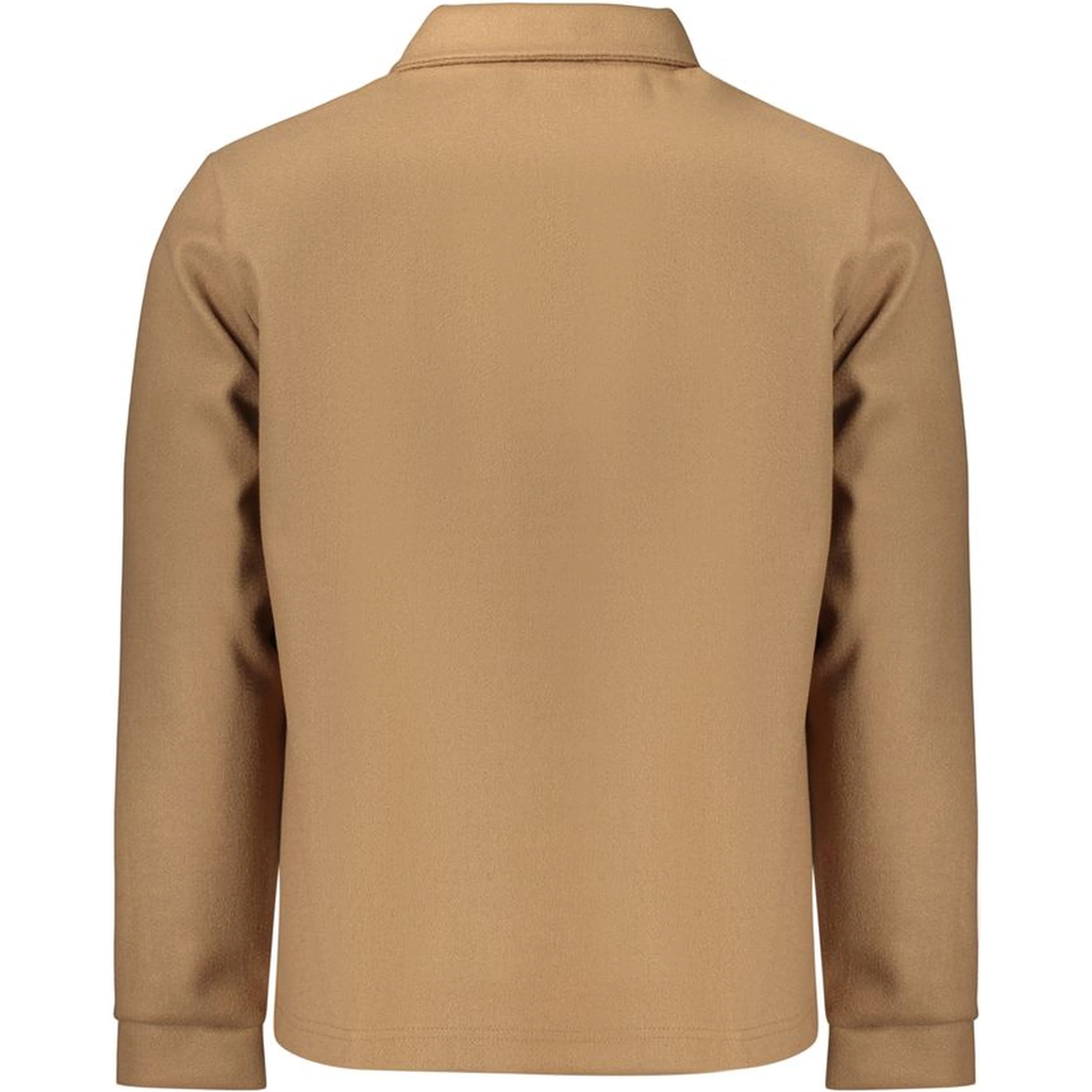 Brown Cotton Full-Length Jacket
