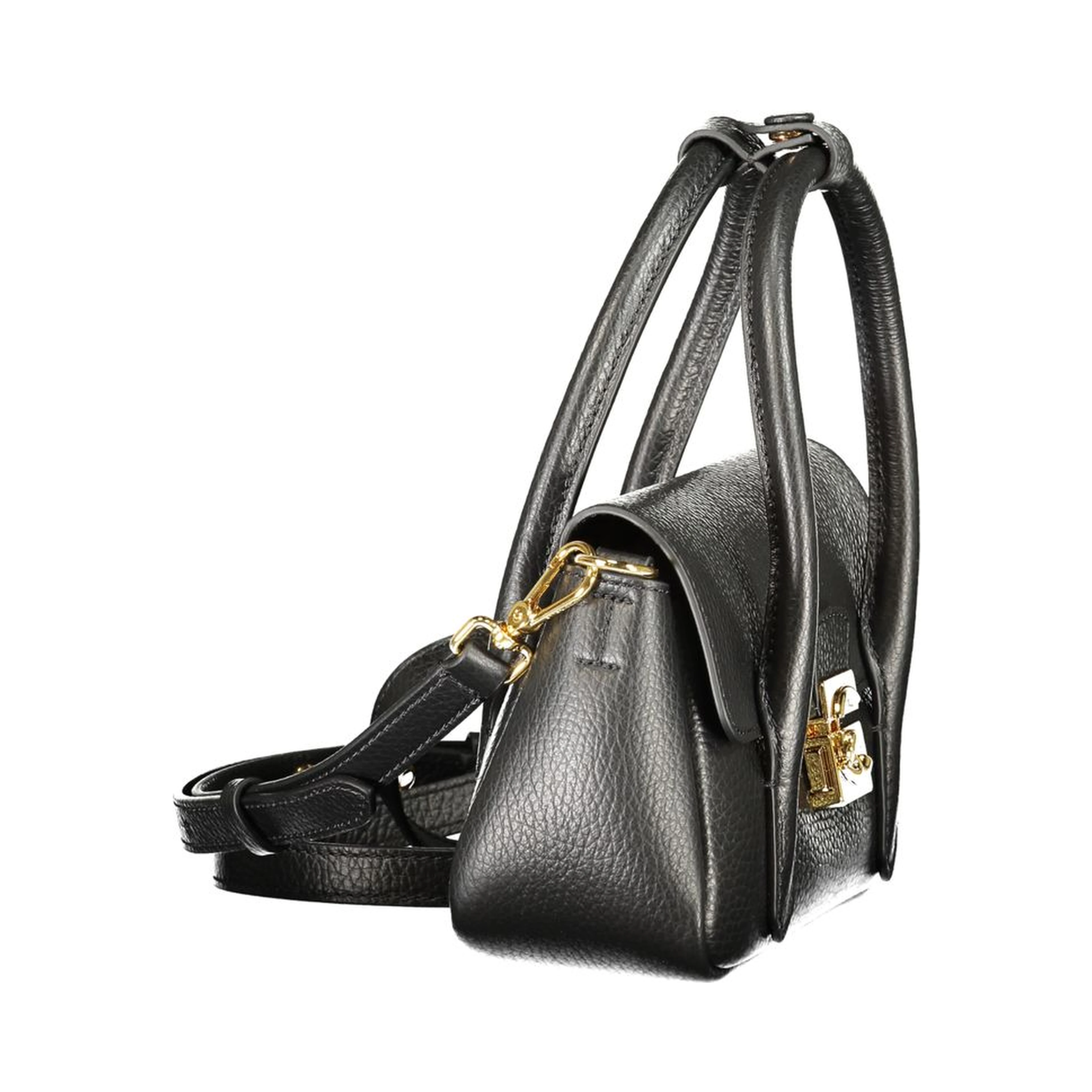 Black Leather Handbag