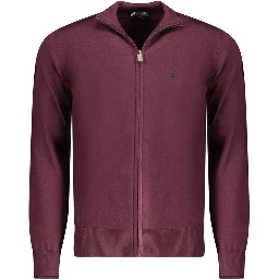 Red Nylon Cardigan