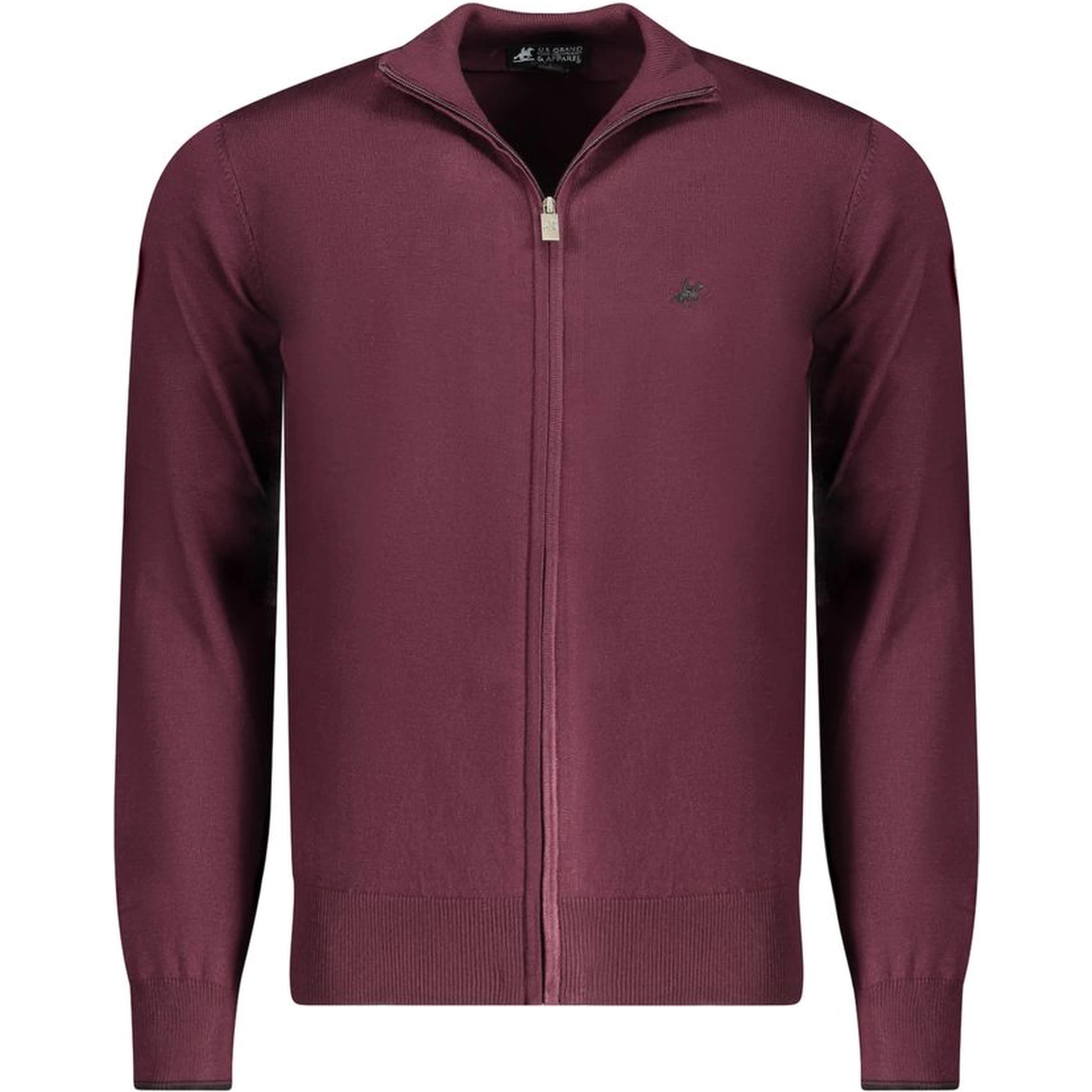 Red Nylon Cardigan