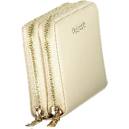Beige Polyethylene Wallet
