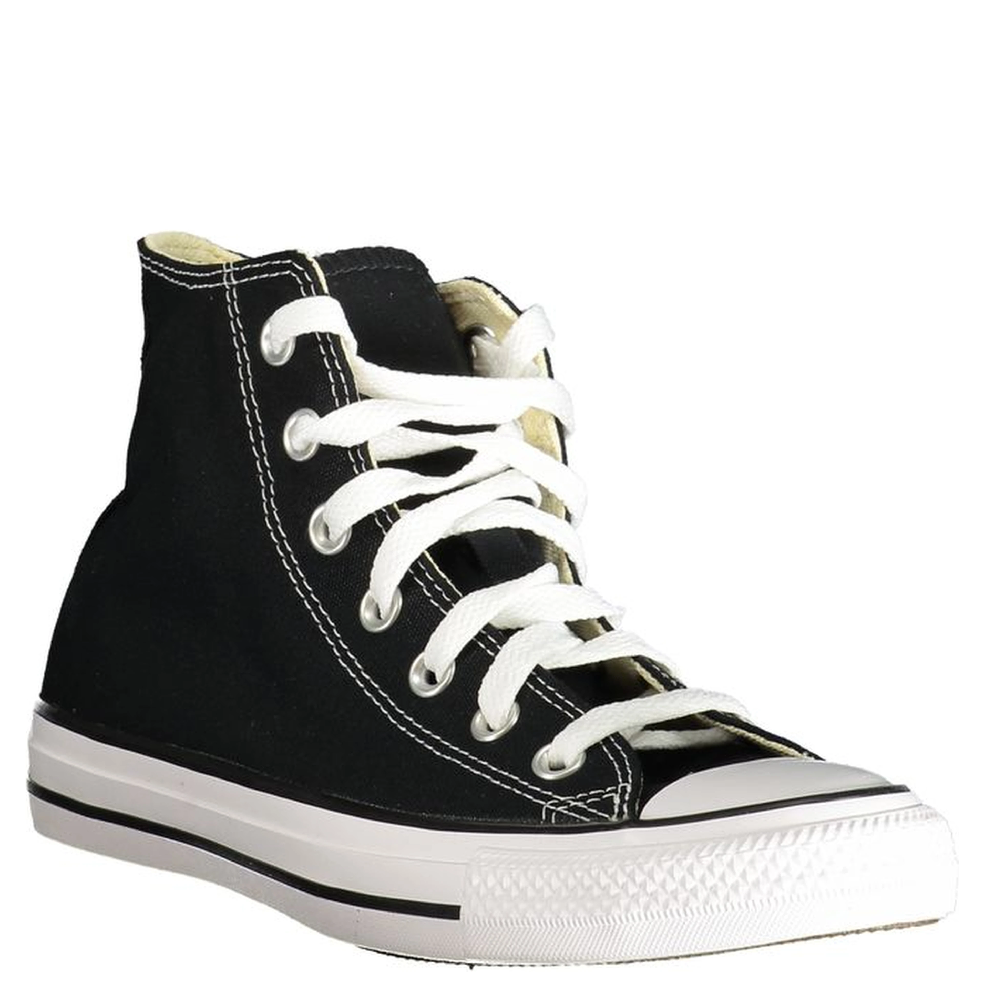 Black Textile Athletic Sneakers