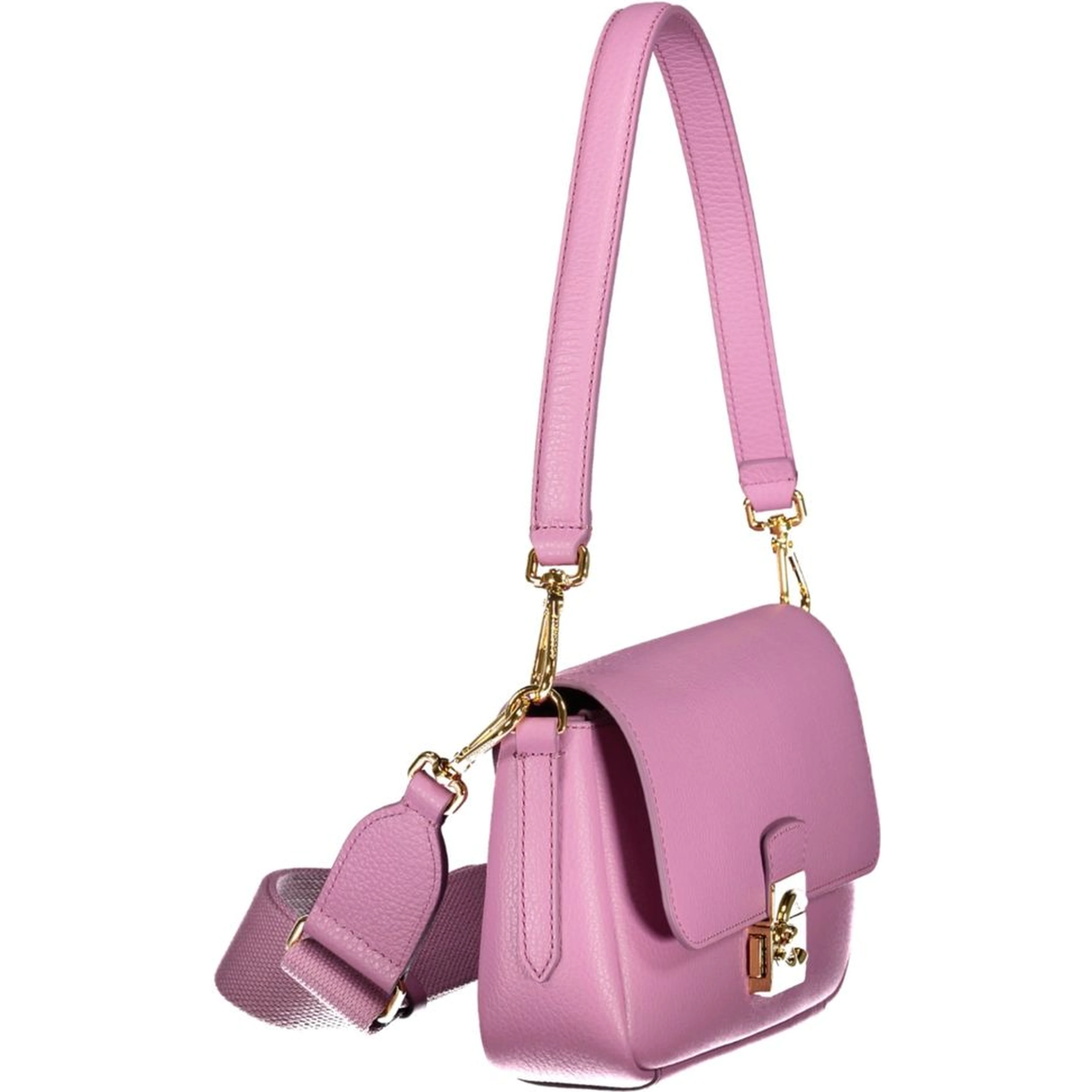 Purple Leather Handbag