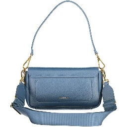 Blue Leather Handbag