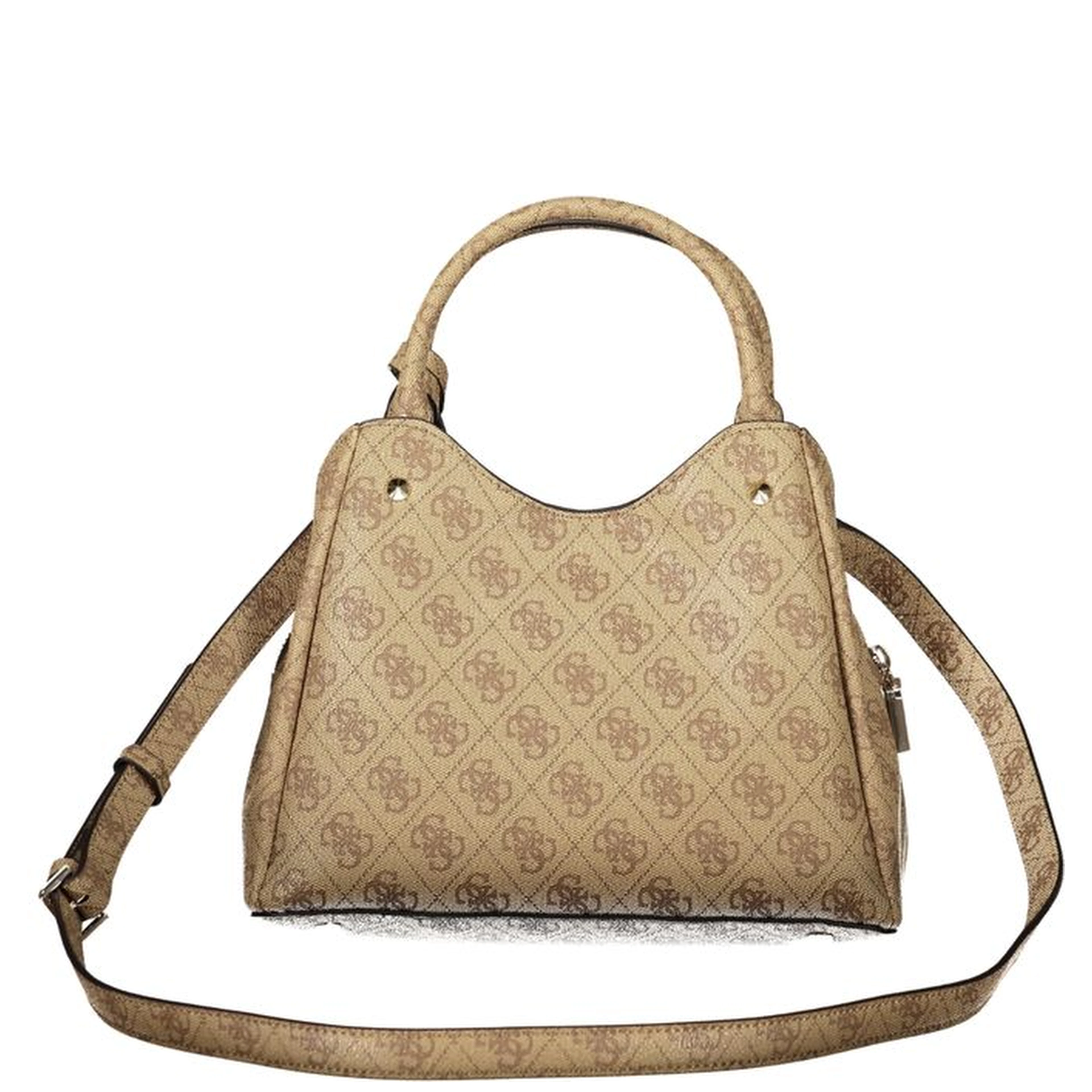 Beige Polyethylene Handbag