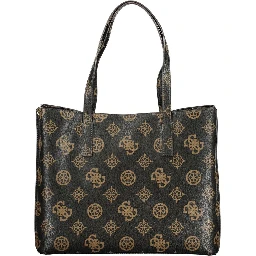Brown Polyethylene Handbag