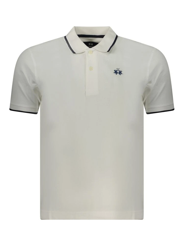 White Cotton Polo Shirt