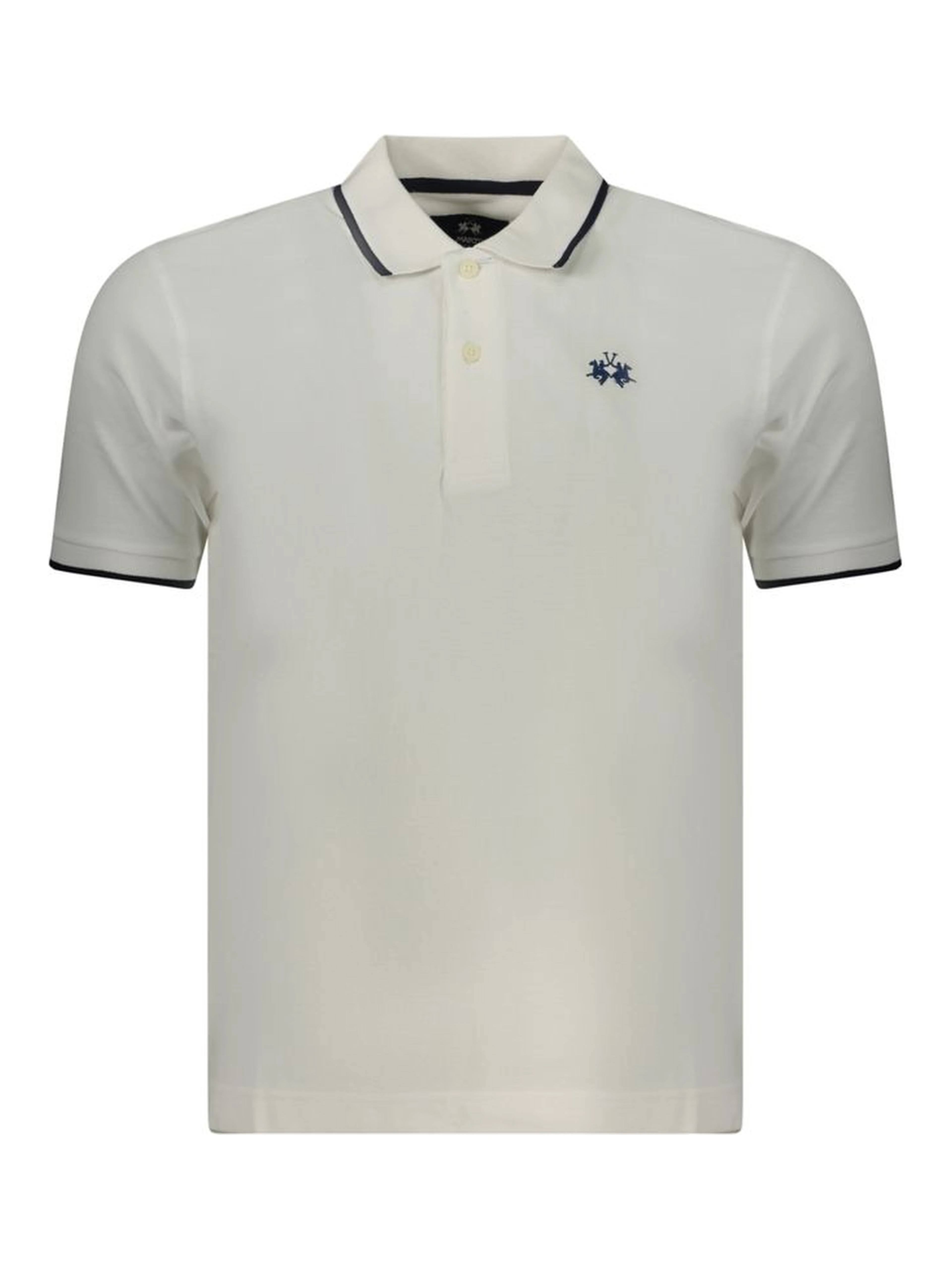 White Cotton Polo Shirt