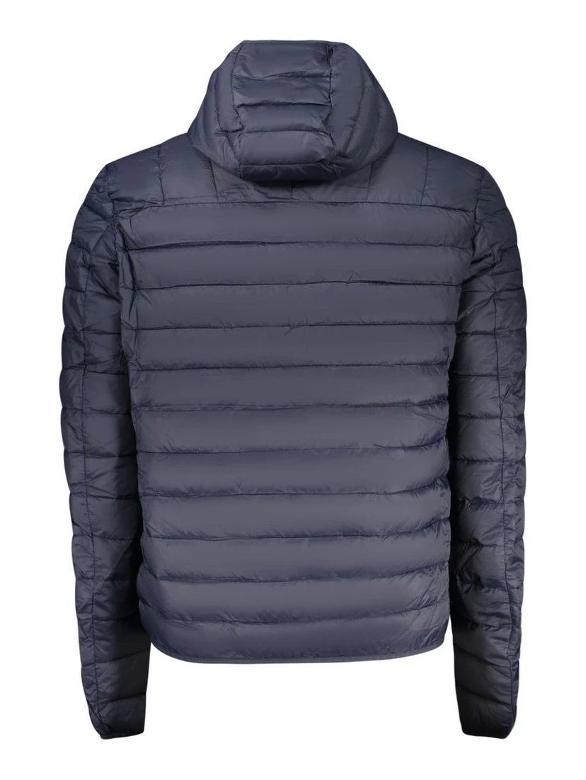 Blue Polyester Shell Jacket