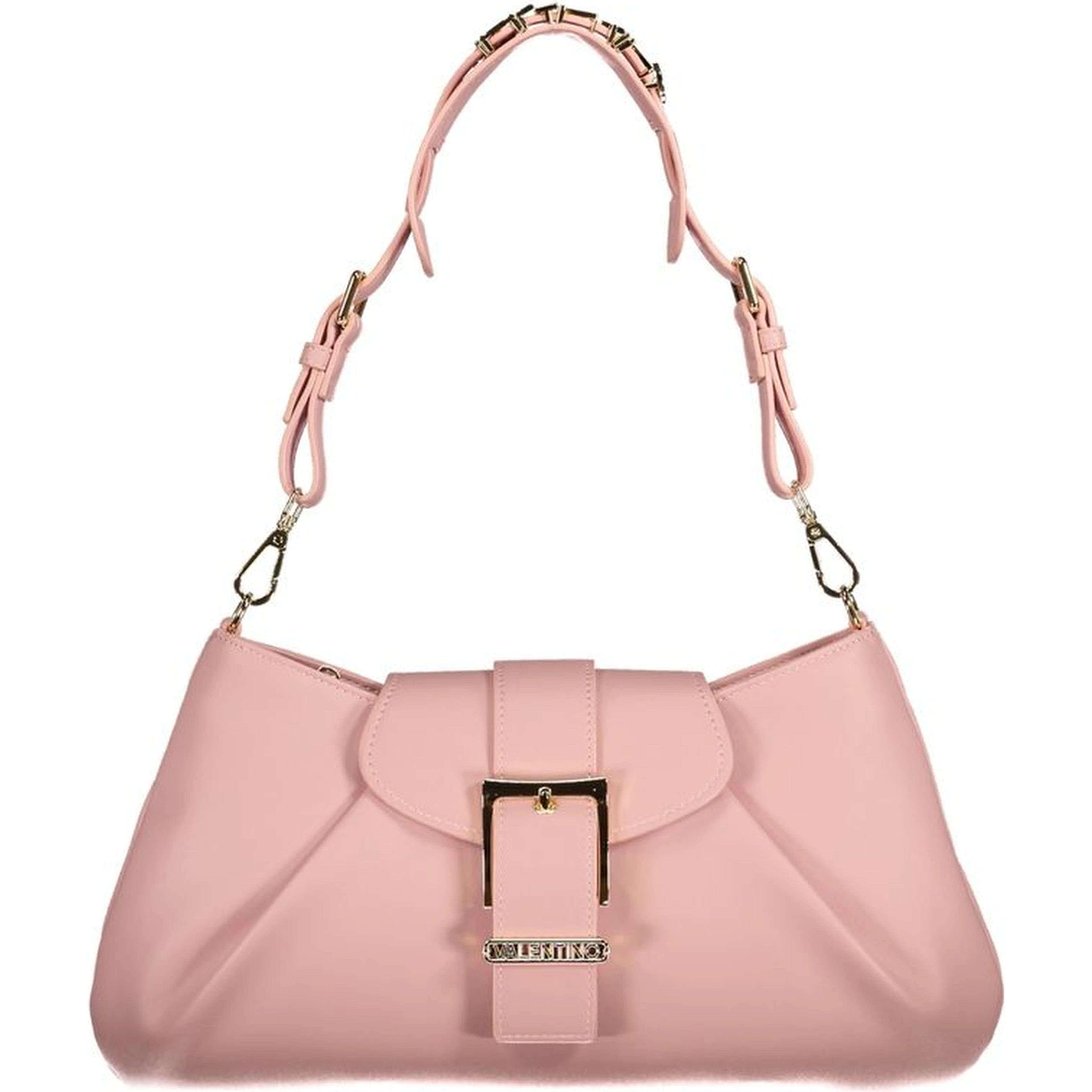 Pink Polyethylene Handbag