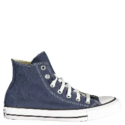 Blue Textile Athletic Sneakers