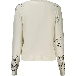 White Viscose Sweatshirt