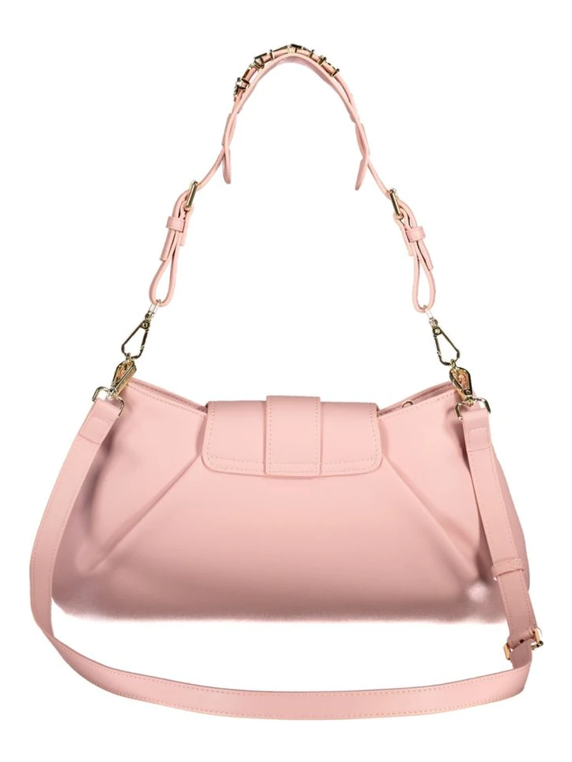 Pink Polyethylene Handbag