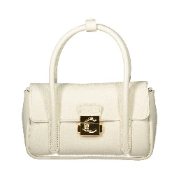White Leather Handbag