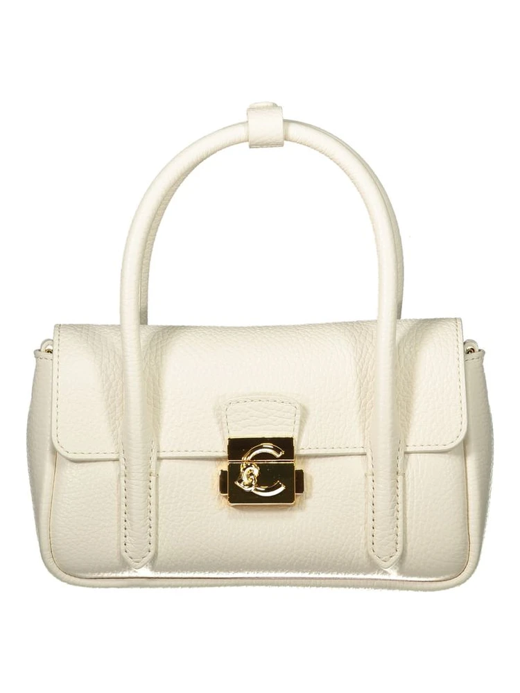 White Leather Handbag