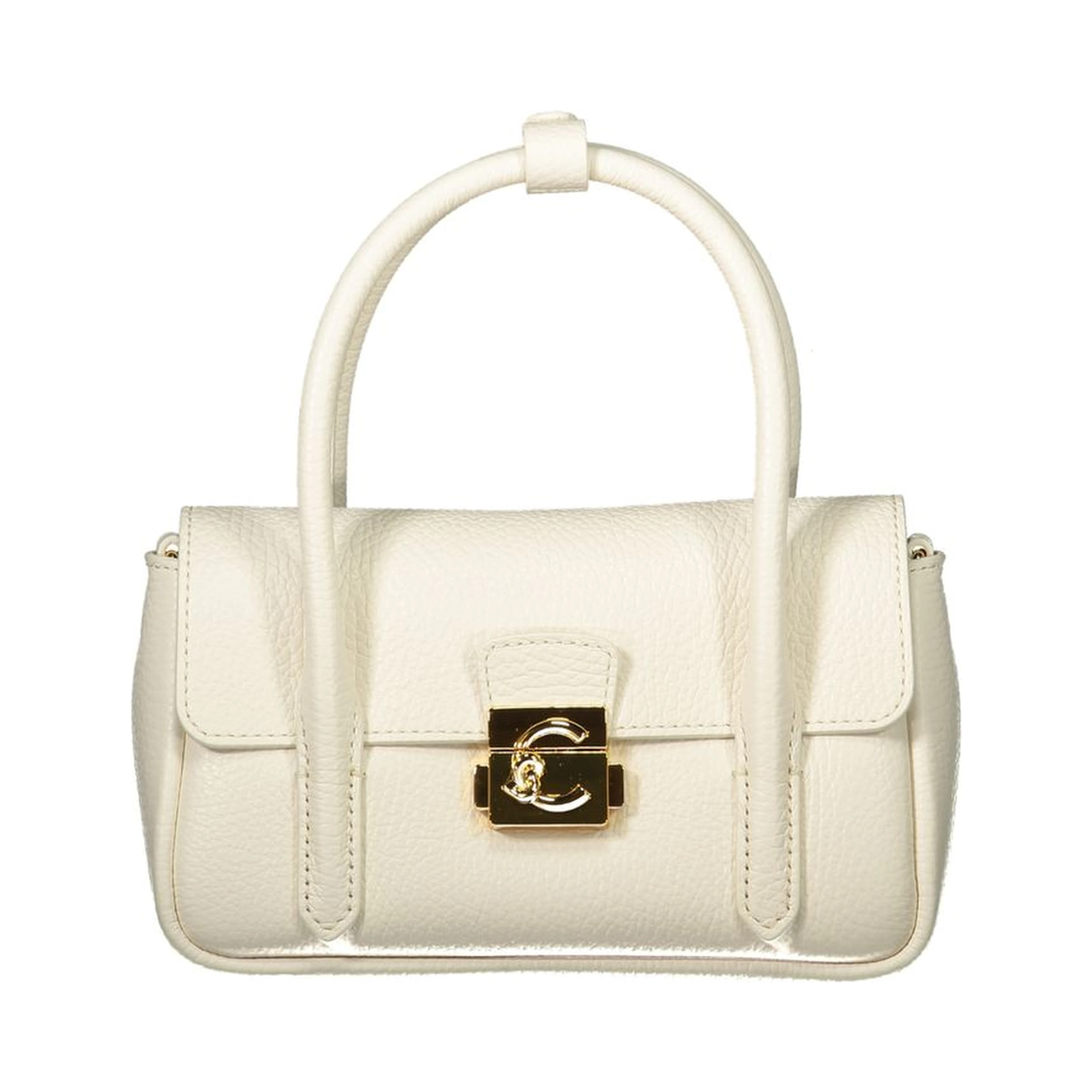 White Leather Handbag