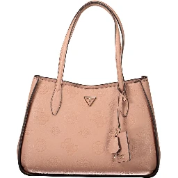 Pink Polyethylene Handbag