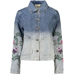 Blue Cotton Denim Jacket
