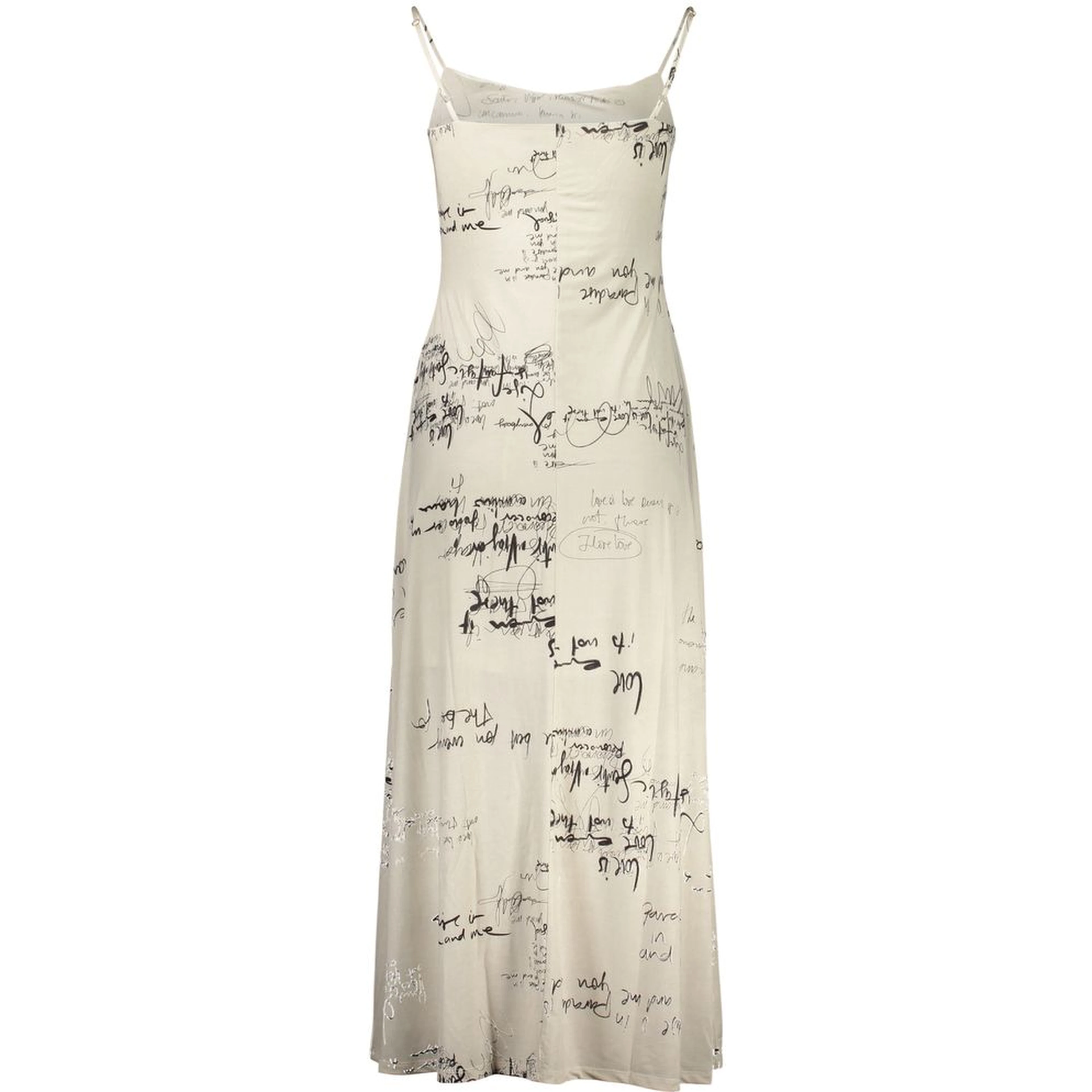 White Polyester Casual Dress