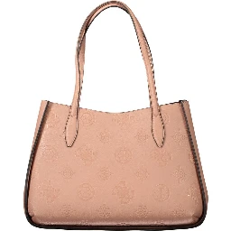 Pink Polyethylene Handbag
