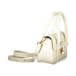 White Leather Handbag
