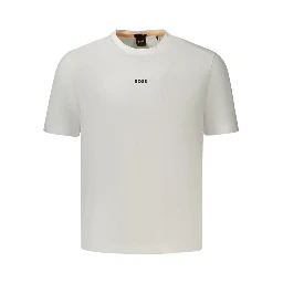 White Cotton Men's T-Shirt