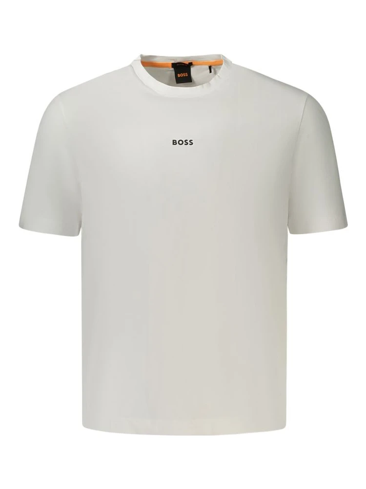 White Cotton Men's T-Shirt