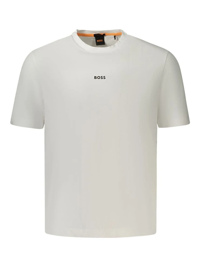 White Cotton Men's T-Shirt