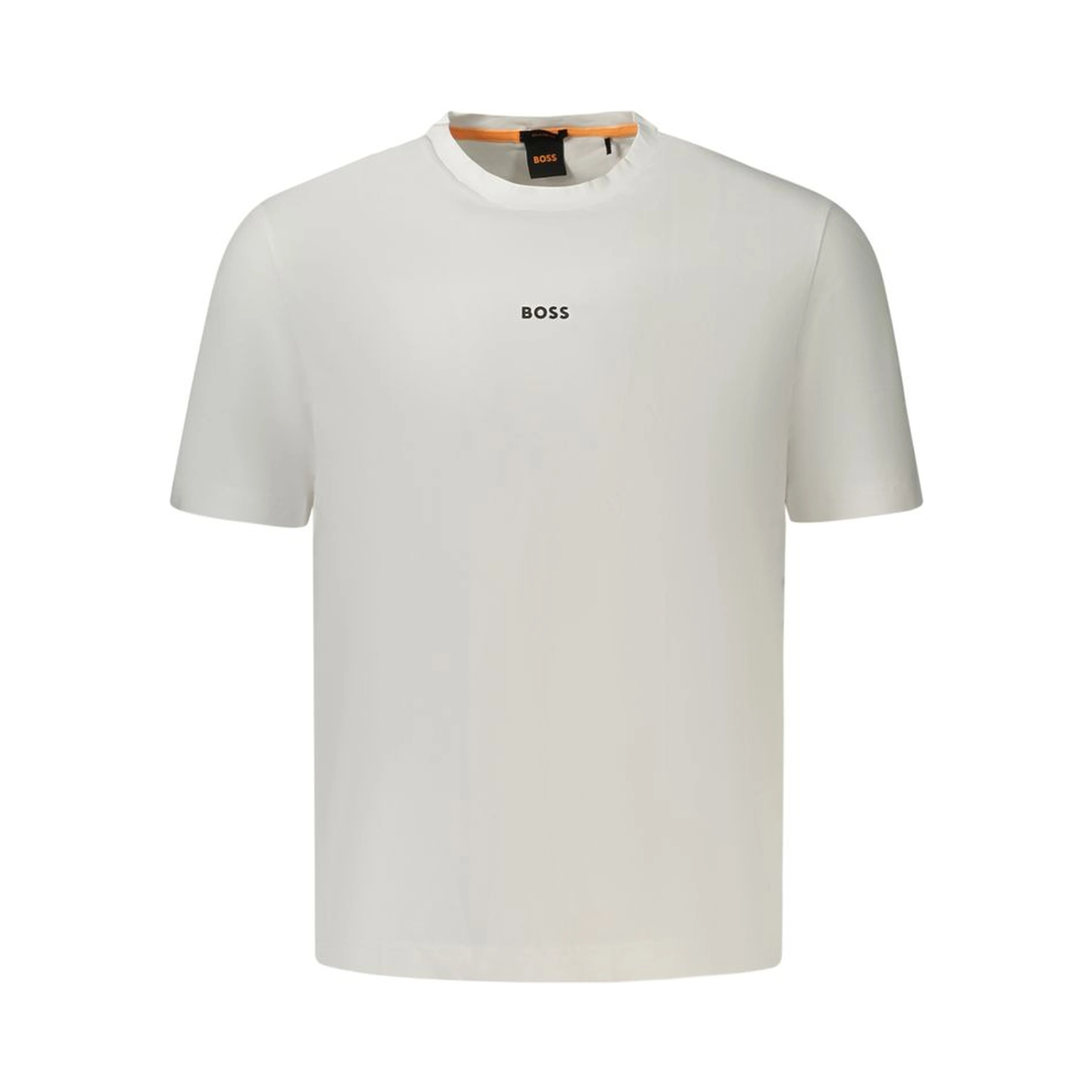 White Cotton Men's T-Shirt