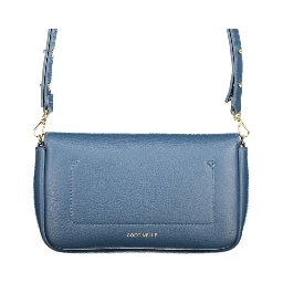 Blue Leather Handbag