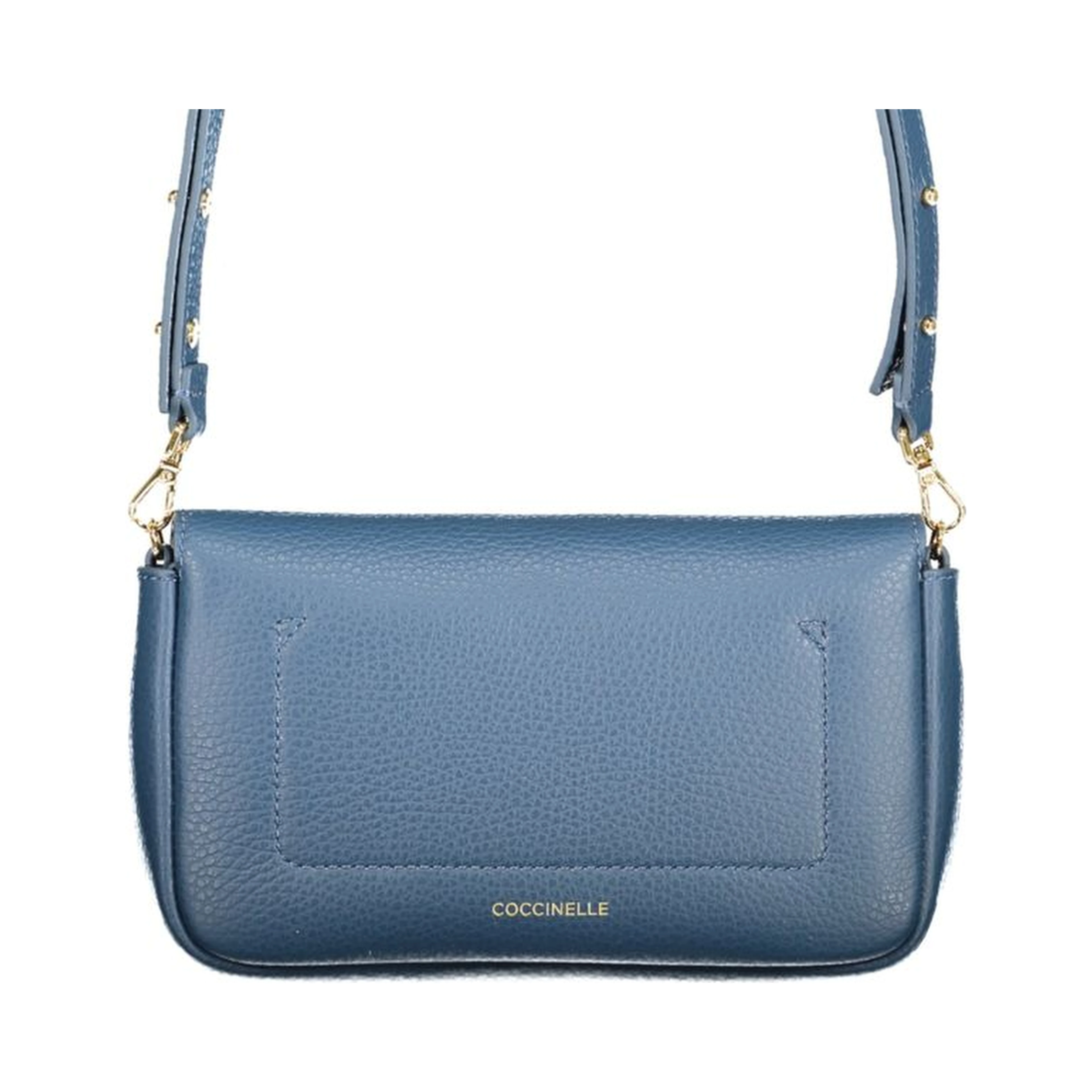 Blue Leather Handbag