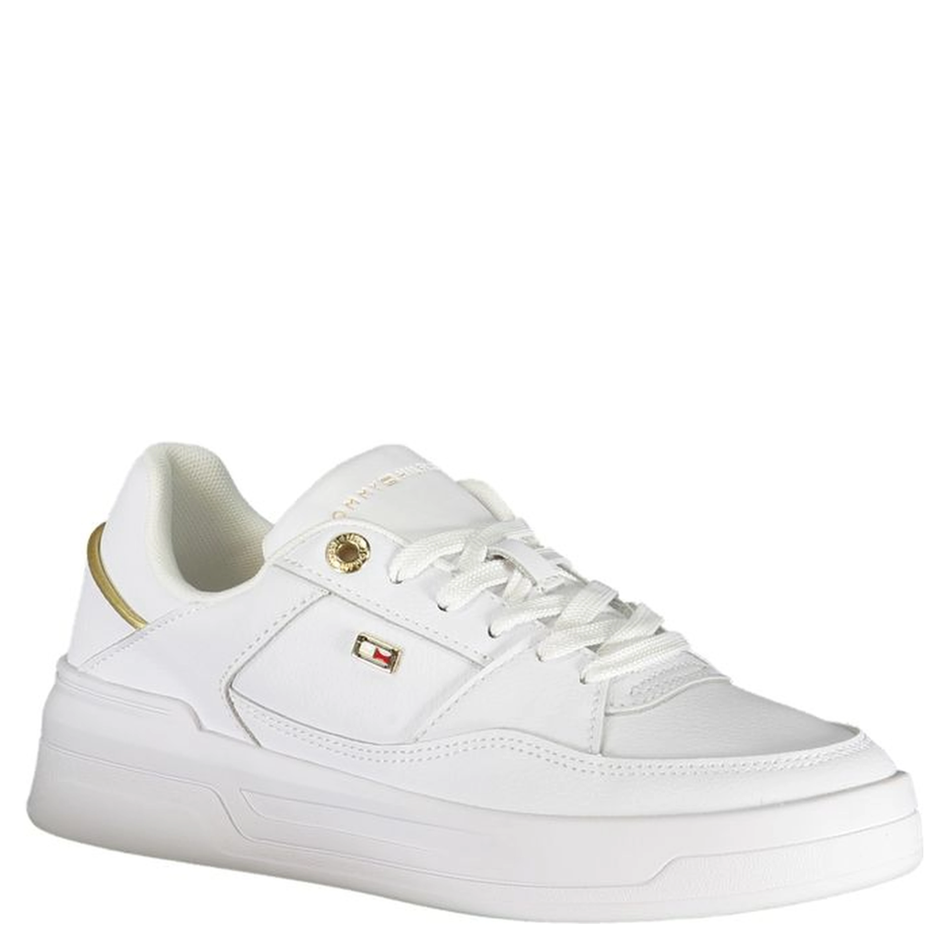 Bianco Polyurethane Donna Sneaker