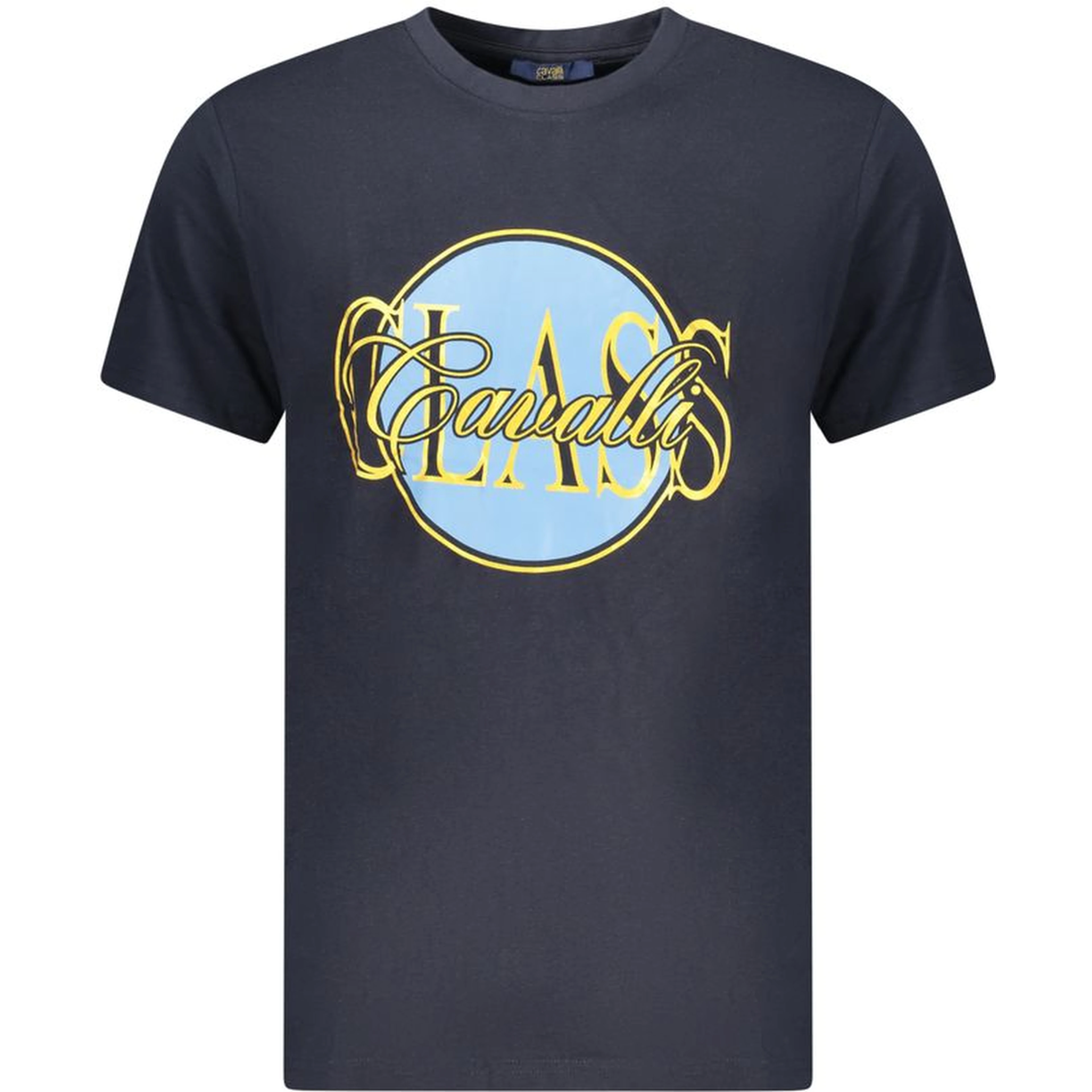 Blue Cotton Men's T-Shirt