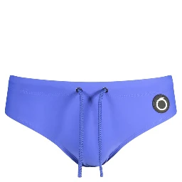 Blue Polyamide Men's Brief